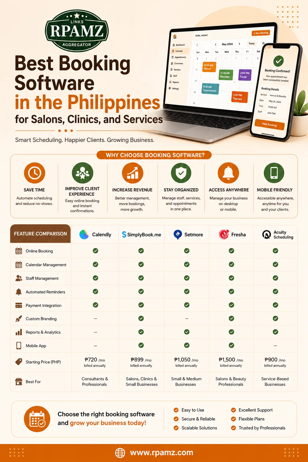 Best Booking Software in the Philippines for Salons, Clinics, and Services